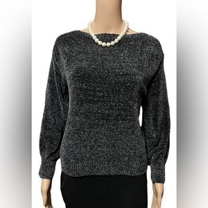 Tommy Bahama Women's Luna Chenille Balloon Sleeves Sweater  Size XS NWT $138